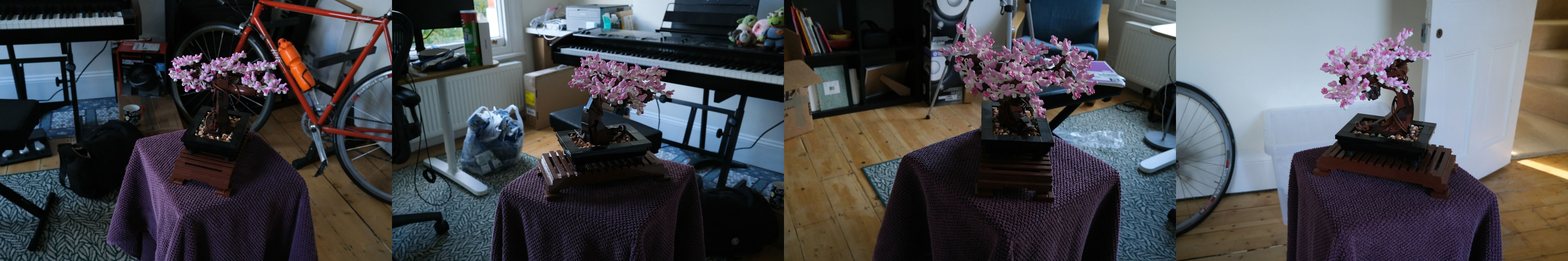 Four input views of an indoor scene